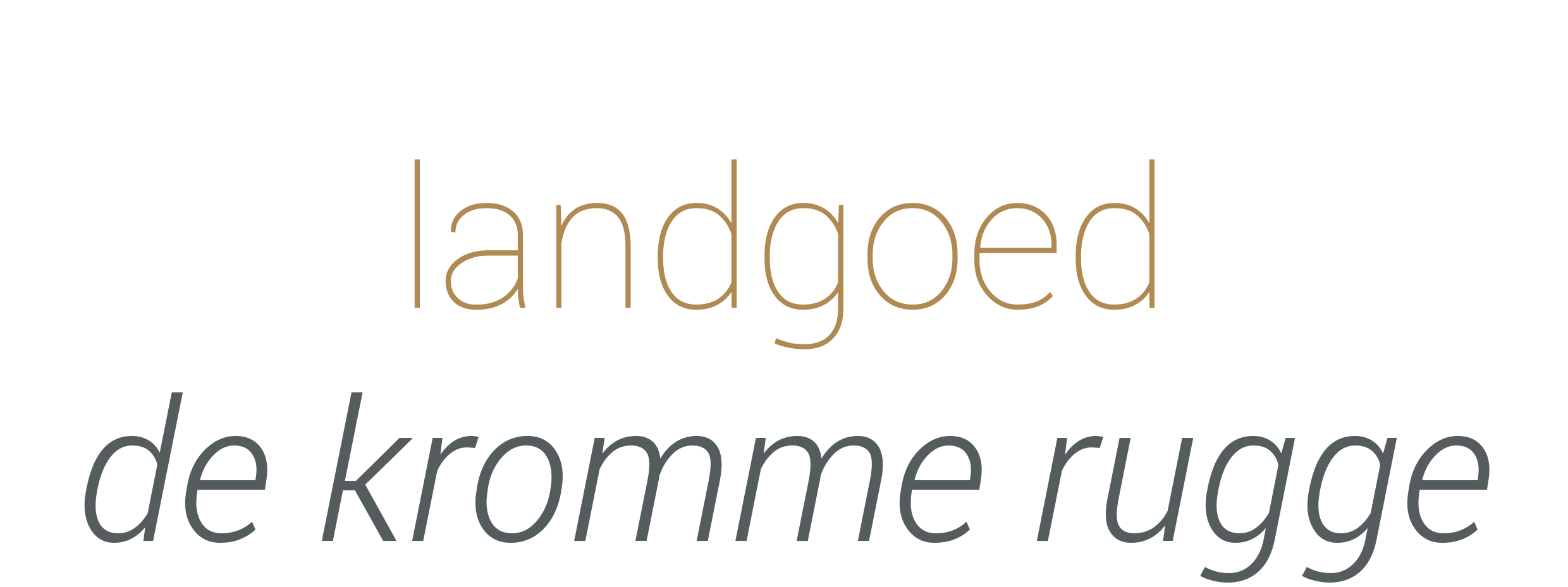 landgoed de kromme rugge